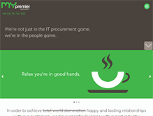 Tablet Screenshot of mypremier.co.uk